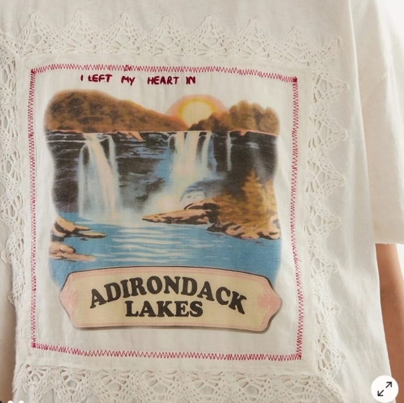 Free People We The Free Misty Morning Tee NWOT - Picture 3 of 6